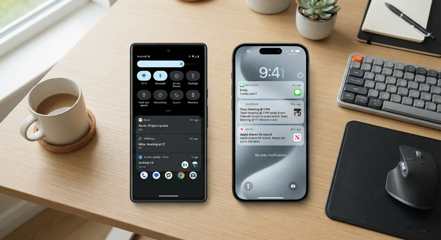 Android Notifications vs. iPhone Notifications: Two Very Different Philosophies