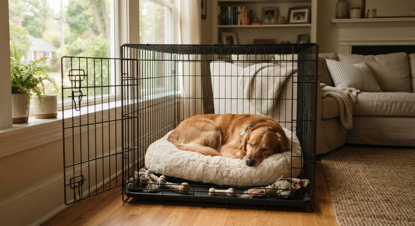 Crate Training vs. Free Roaming: Choosing the Right Setup for Your Dog at Home