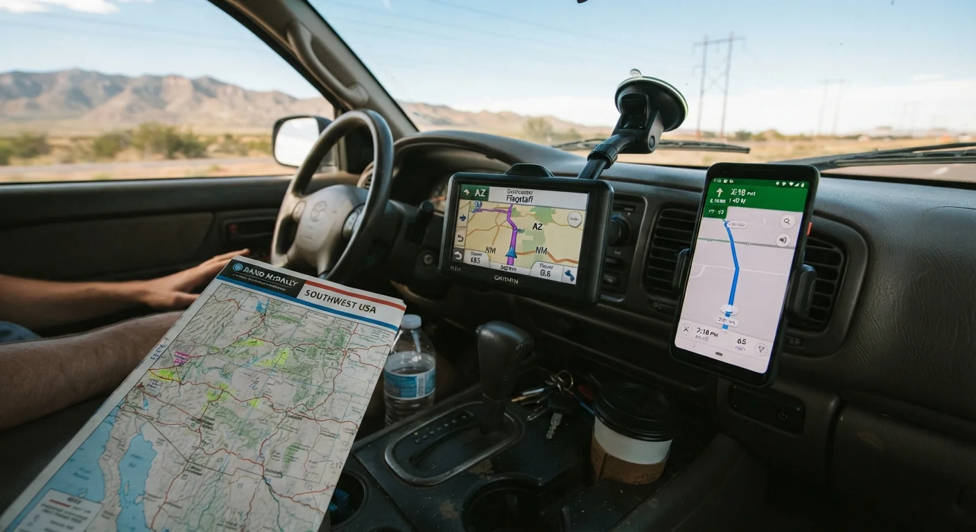 Road Trip Navigation: Paper Maps, GPS Devices, and Smartphone Apps Compared
