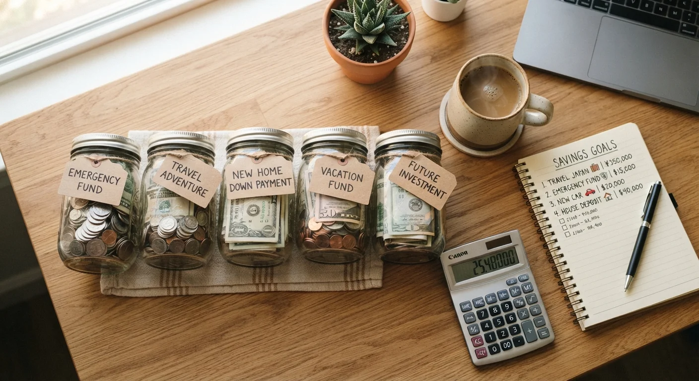 Saving for Multiple Goals at Once Without Losing Your Mind