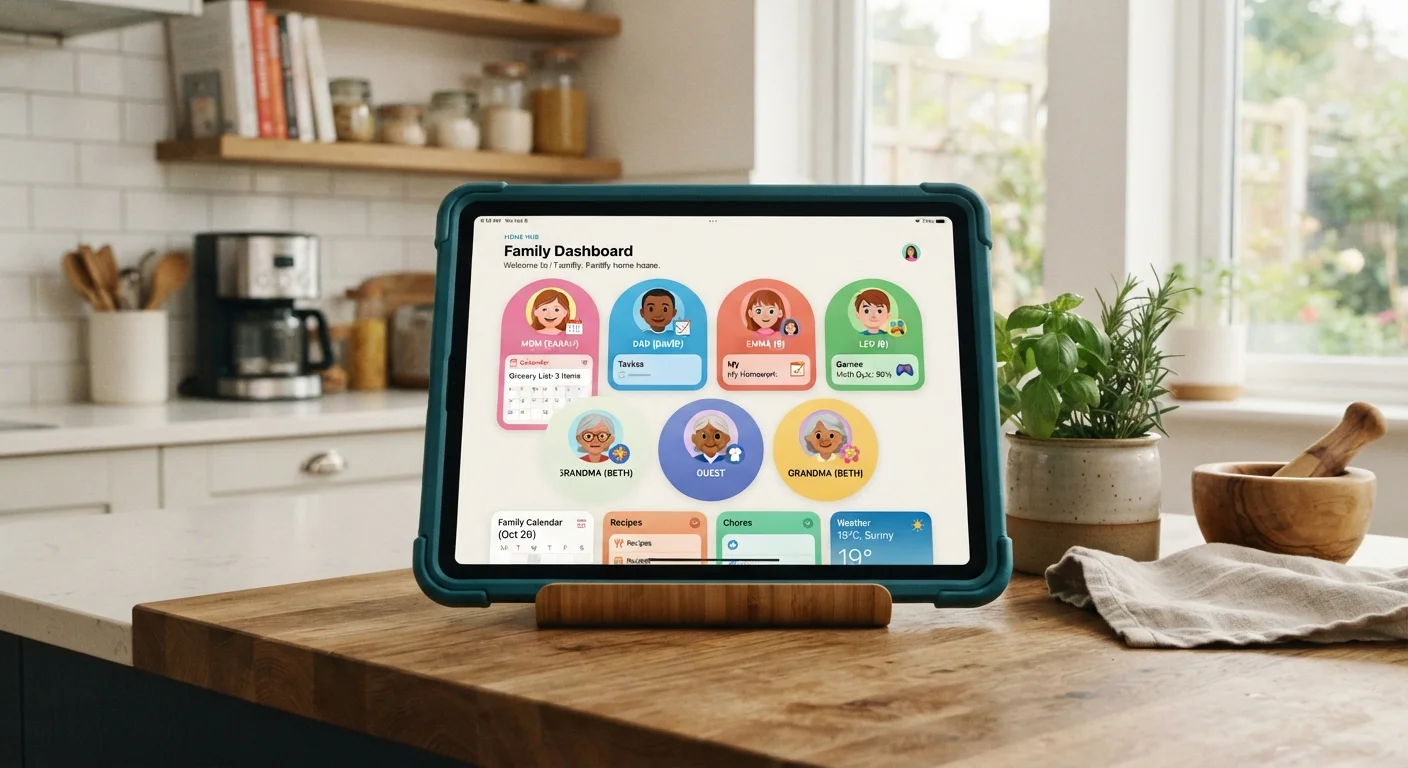 Setting Up a Tablet as a Shared Family Device