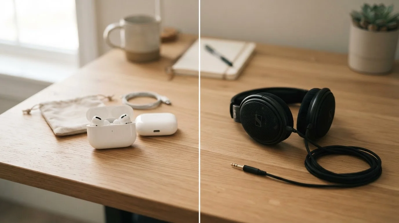 Wireless Earbuds vs. Wired Headphones for Everyday Use